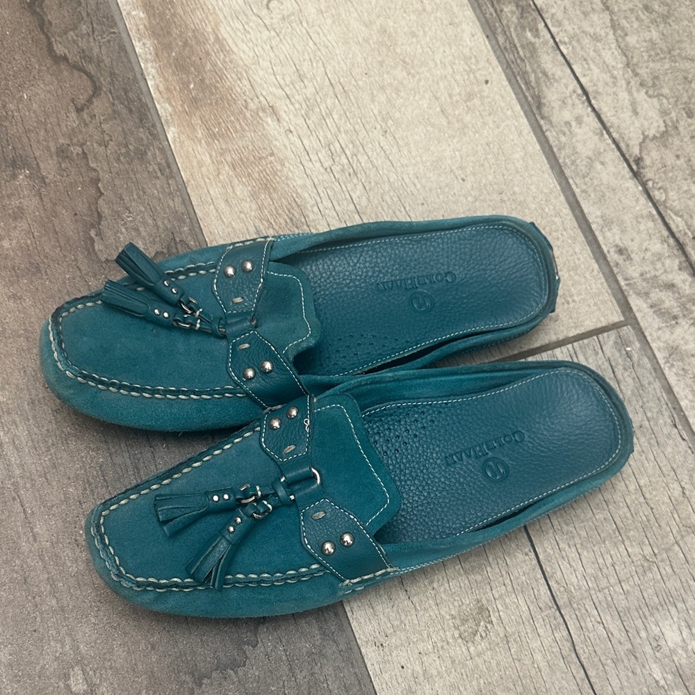 Cole Haan Women's Teal Loafers